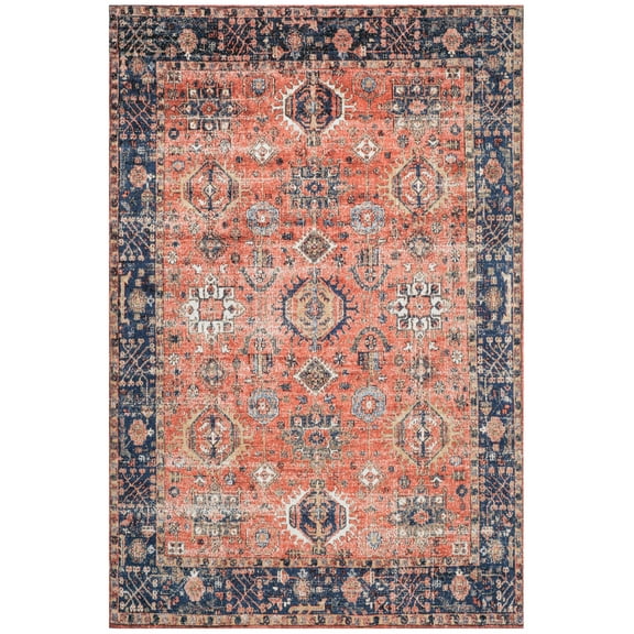 Safavieh  Classic Vintage Boho Ilo Oriental Cotton Rug Red 6'  x  9' 6' x 9' Indoor Rectangle