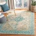thumbnail image 1 of Safavieh  Classic Vintage Oriental Polyester Rug Aqua 6'  x  9' 6' x 9', 1 of 7