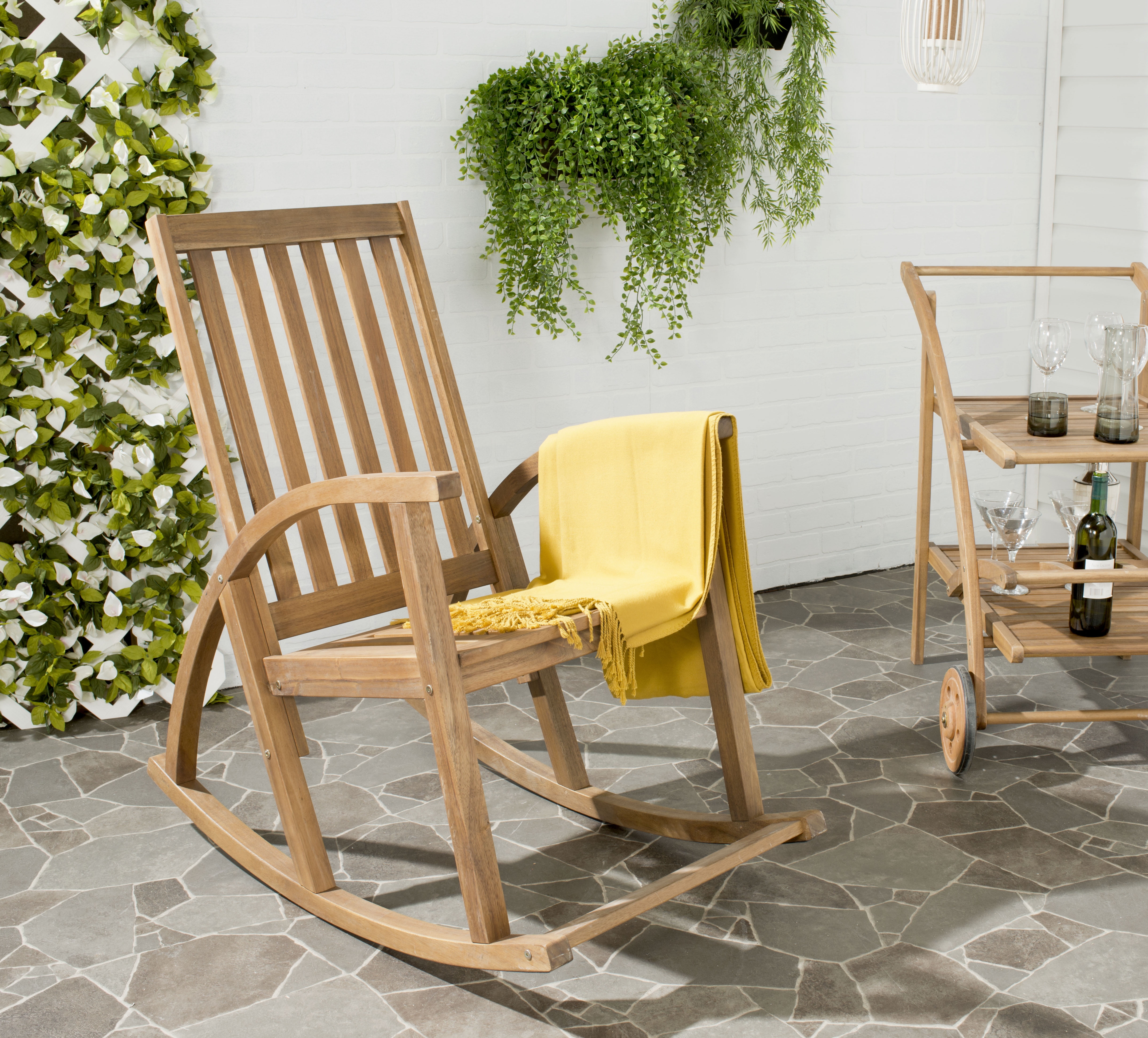 Safavieh Clayton Indoor Outdoor Traditional Rocking Chair
