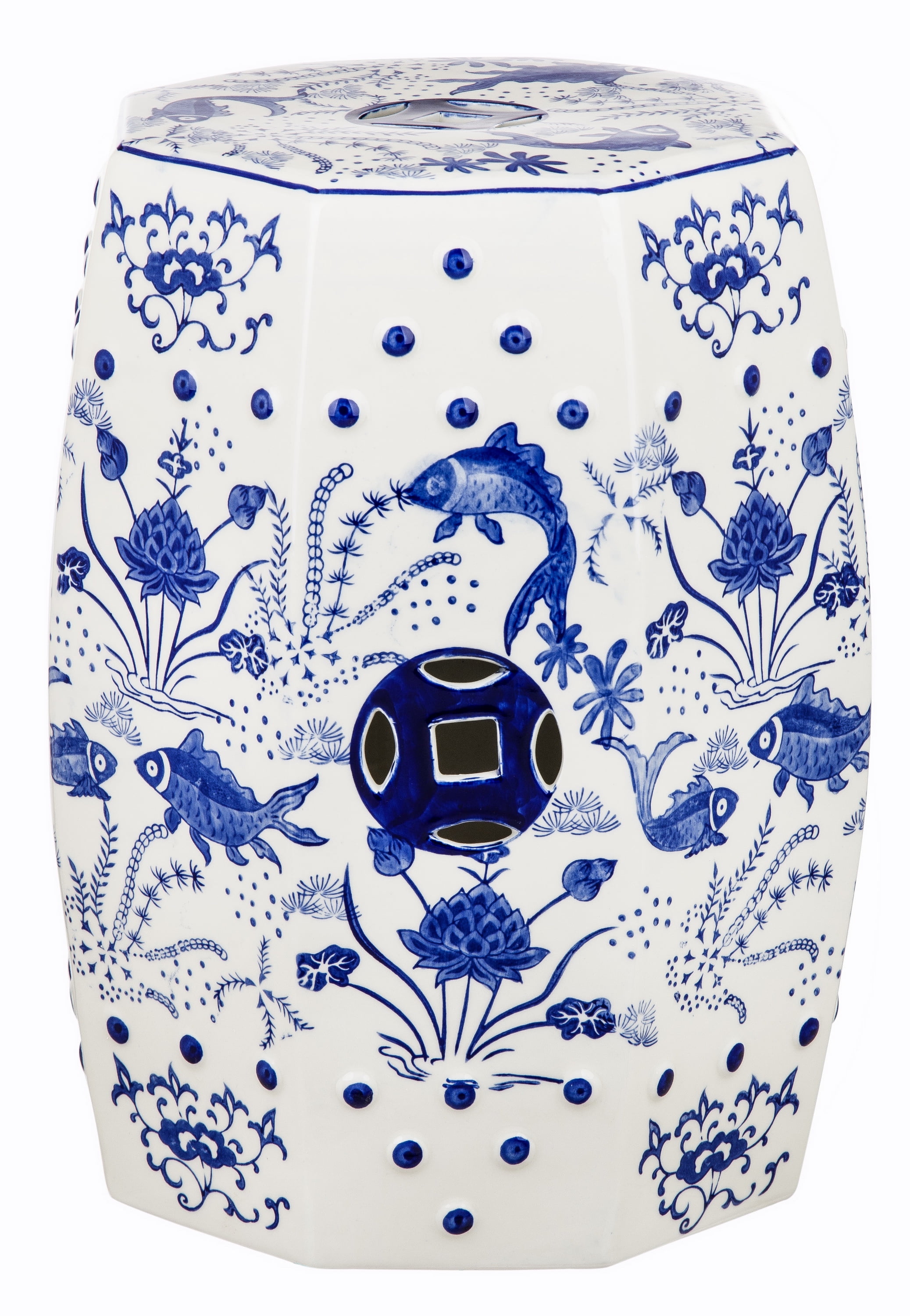 Safavieh Cloud 9 Chinoiserie Ceramic Garden Stool