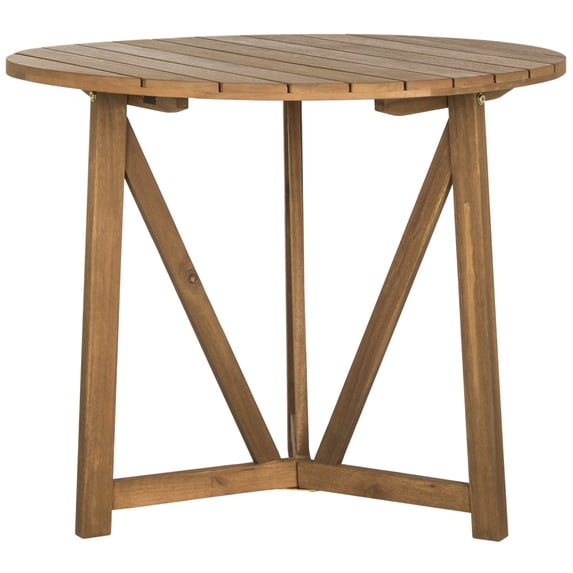 Safavieh Cloverdale Outdoor Patio Round Table - Natural