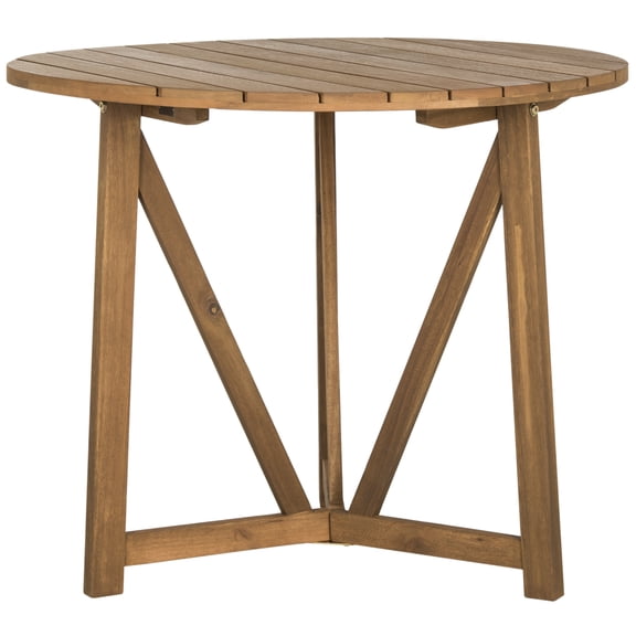 Safavieh Cloverdale Outdoor Patio Round Table - Natural