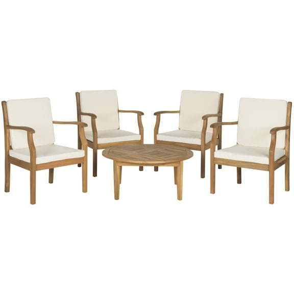 Safavieh Colfax 5 Piece Contemporary Outdoor Coffee Set