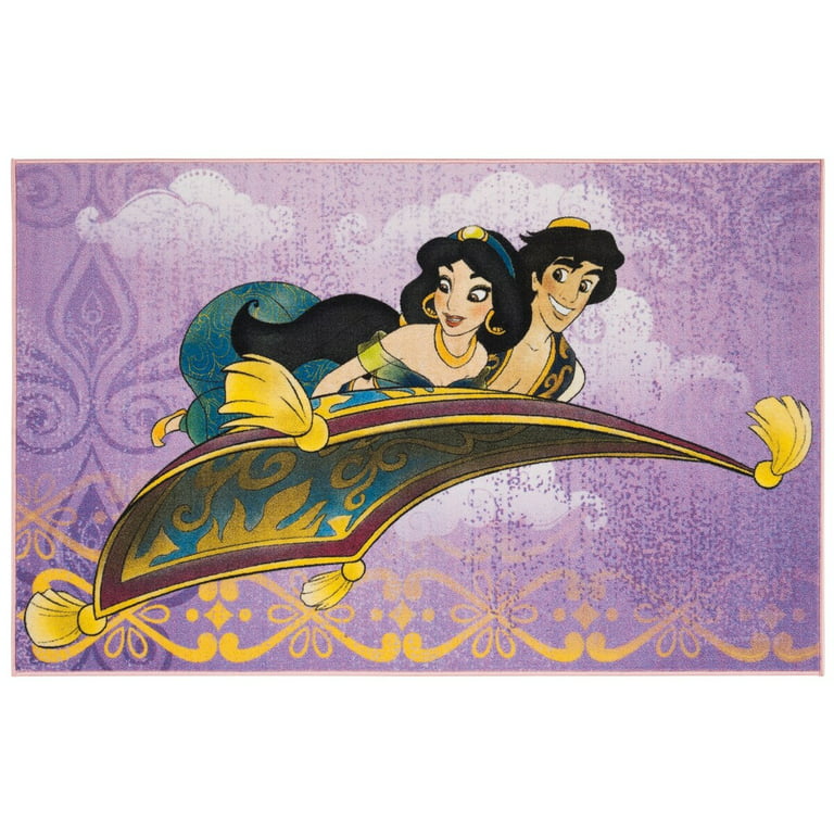 Safavieh Collection Inspired By Disney Aladdin Magic Carpet Ride Area Rug 3 X 5 Purple Gold Com
