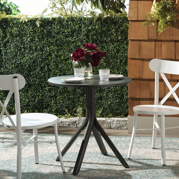 Safavieh Cora Outdoor Aluminum Bistro Table, Gray