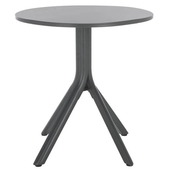 Safavieh Cora Outdoor Aluminum Bistro Table, Gray