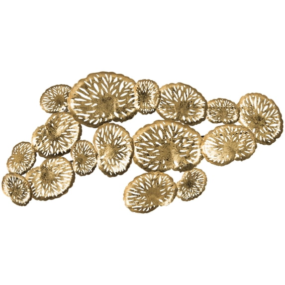 Safavieh Coral Plate Iron Wall Décor, Gold