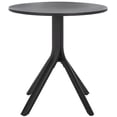 thumbnail image 1 of Safavieh Core Outdoor Aluminum/Plastic Wicker Round Bistro Table, Black, 1 of 10