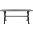 thumbnail image 1 of Safavieh Core Modern Aluminum Outdoor Dining Table, Gray, 1 of 10