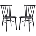 thumbnail image 1 of Safavieh Core Aluminum Outdoor Dining Side Chair - Set of 2, Black, 1 of 13