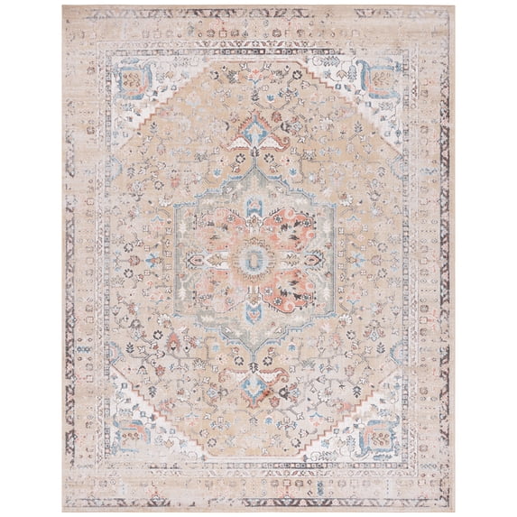 SAFAVIEH Cornelia Paxton Medallion Area Rug, Gold, 8' x 10'