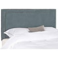 thumbnail image 1 of Safavieh Cory Modern Elegant Upholstered Headboard with Nail Heads, Queen, Grey, 1 of 2