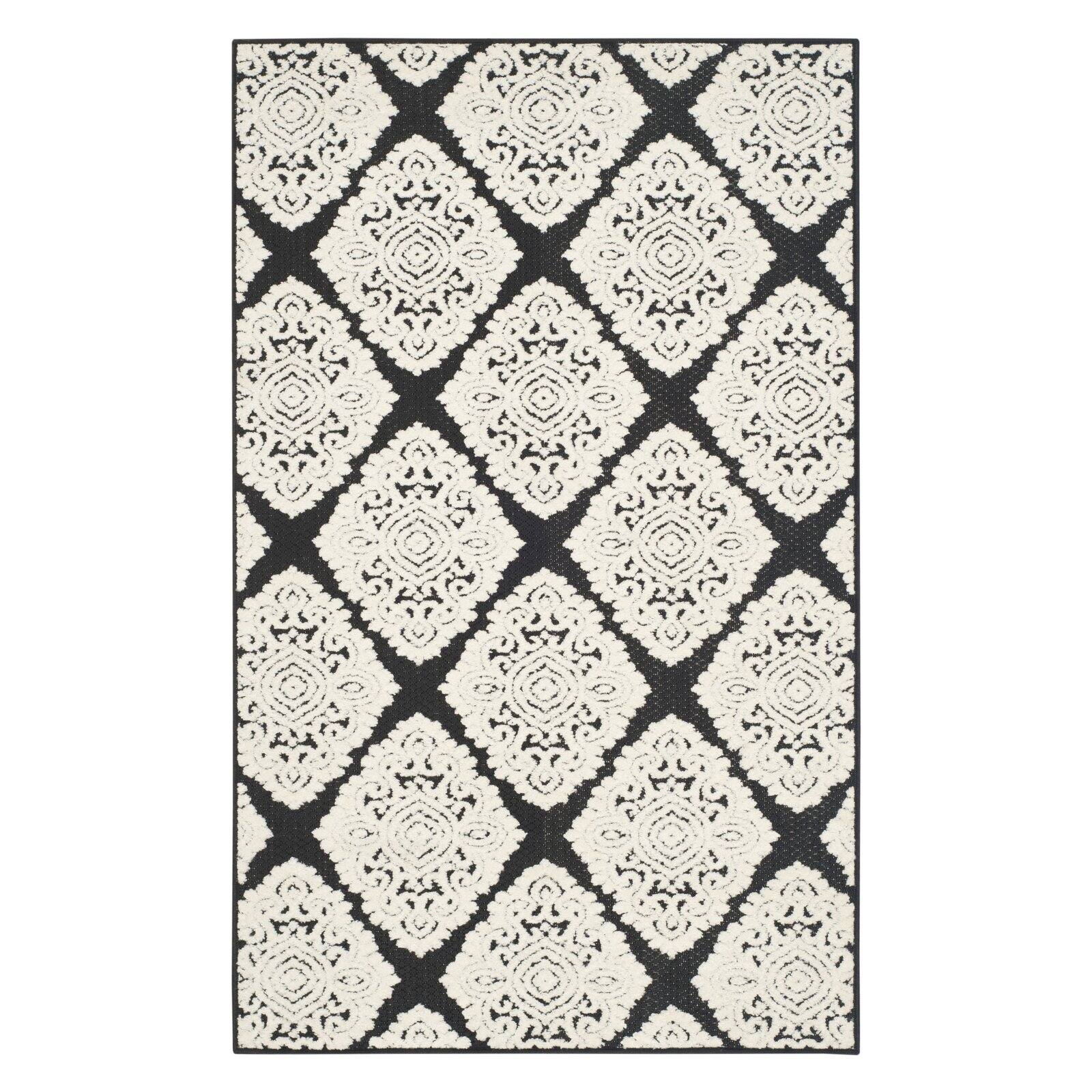 Safavieh Cottage Ace Damask Indoor/Outdoor Area Rug - Walmart.com