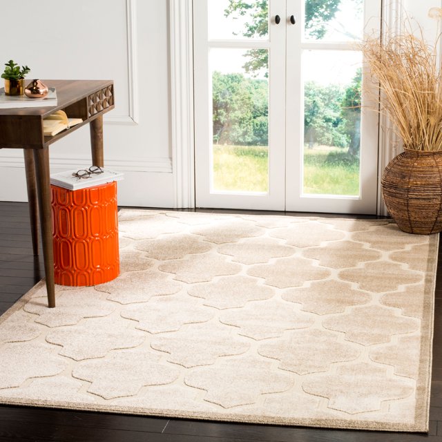 Safavieh Cottage Zaman Geometric Trellis Indoor/Outdoor Area Rug ...