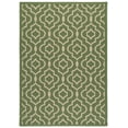 thumbnail image 1 of Safavieh Courtyard Lavern Geometric Indoor/Outdoor Area Rug, Green/Beige, 5'3" x 7'7", 1 of 10