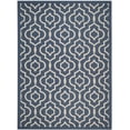 thumbnail image 1 of Safavieh Courtyard Lavern Geometric Indoor/Outdoor Area Rug, Navy/Beige, 8' x 11', 1 of 11