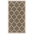 thumbnail image 1 of Safavieh Courtyard Alyssa Geometric Indoor/Outdoor Area Rug, Brown/Bone, 2' x 3'7", 1 of 15
