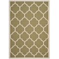 thumbnail image 1 of Safavieh Courtyard Alyssa Geometric Indoor/Outdoor Area Rug, Green/Beige, 6'7" x 9'6", 1 of 12