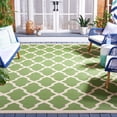 thumbnail image 1 of Safavieh Courtyard Amber Geometric Indoor/Outdoor Area Rug, Green/Beige, 7'10" x 7'10" Square, 1 of 11
