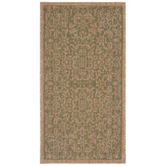 Safavieh Courtyard Annie Floral Indoor/Outdoor Area or Runner Rug