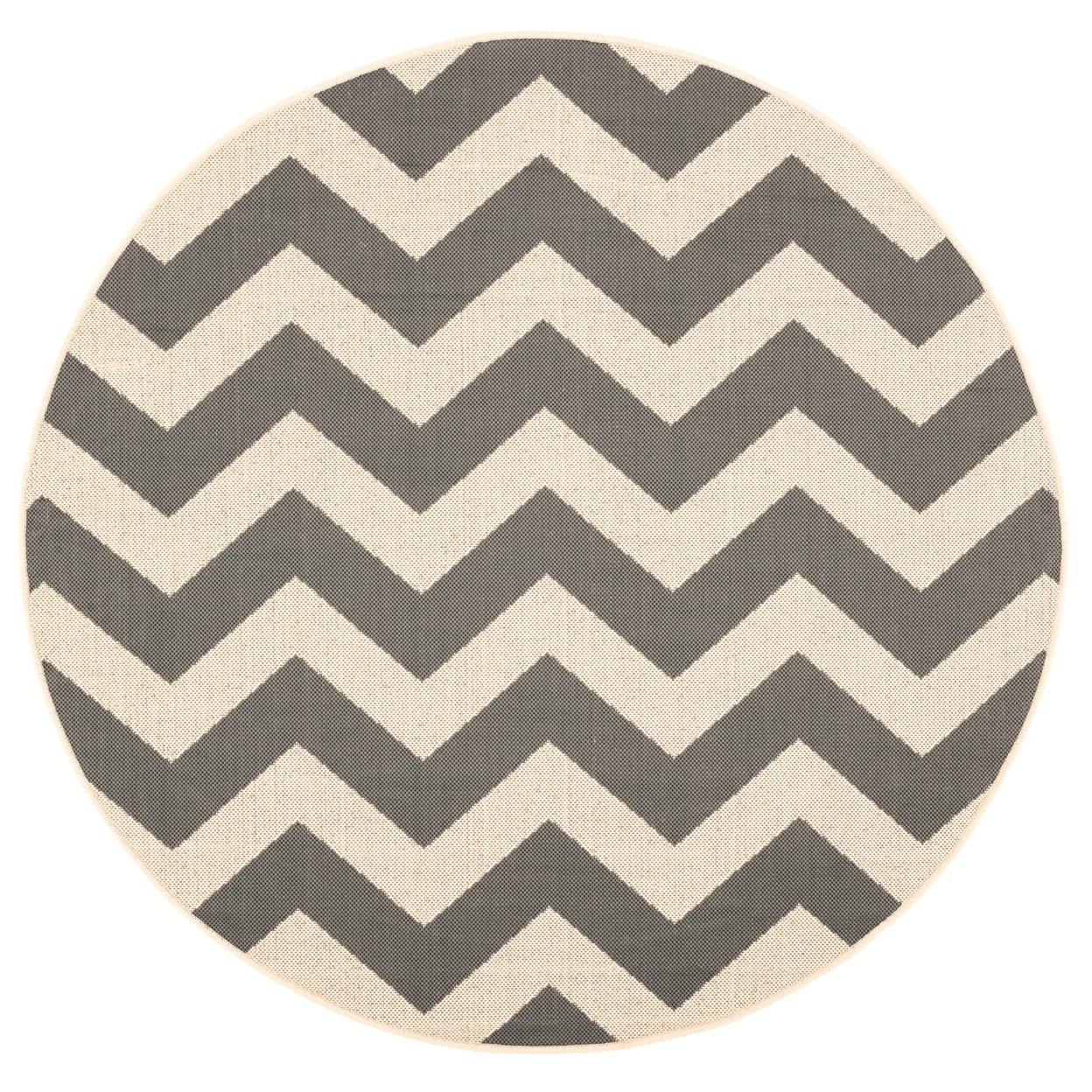 Safavieh Courtyard Bailey Chevron Indoor/Outdoor Area Rug, 5'3" x 5'3