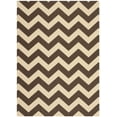thumbnail image 1 of Safavieh Courtyard Bailey Chevron Indoor/Outdoor Area Rug, Dark Brown, 5'3" x 7'7", 1 of 10