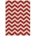 thumbnail image 1 of Safavieh Courtyard Bailey Chevron Indoor/Outdoor Area Rug, Red, 6'7" x 9'6", 1 of 15