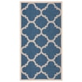 thumbnail image 1 of Safavieh Courtyard Becky Geometric Indoor/Outdoor Area Rug, Blue/Beige, 2'7" x 5', 1 of 16