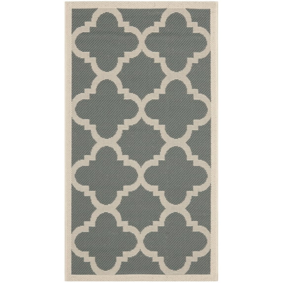 Safavieh COURTYARD, GREY / BEIGE, 2' X 3'-7", Area Rug, CY6243-246-2