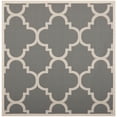 thumbnail image 1 of Safavieh Courtyard Becky Geometric Indoor/Outdoor Area Rug, Gray/Beige, 4' x 4' Square, 1 of 10