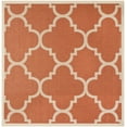 thumbnail image 1 of Safavieh Courtyard Becky Geometric Indoor/Outdoor Area Rug, Terracotta, 6'7" x 6'7" Square, 1 of 14