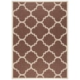 thumbnail image 1 of Safavieh Courtyard Becky Geometric Indoor/Outdoor Area Rug, Dark Brown, 8' x 11', 1 of 15