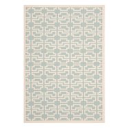 Mainstays Brown Global Medallion Indoor Outdoor Area Rug, 7'10