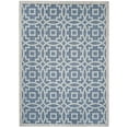 thumbnail image 1 of Transitional Rug - Courtyard Polypropylene -Grey/Navy-Color:Grey/Navy,Design:Transitional,Shape:Large Rectangle,Size:12'L x 9'W, 1 of 4