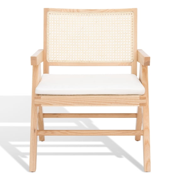 Safavieh Couture Colette Rattan Accent Chair - 22 in. W x 26 in. D x 31 in. H Natural