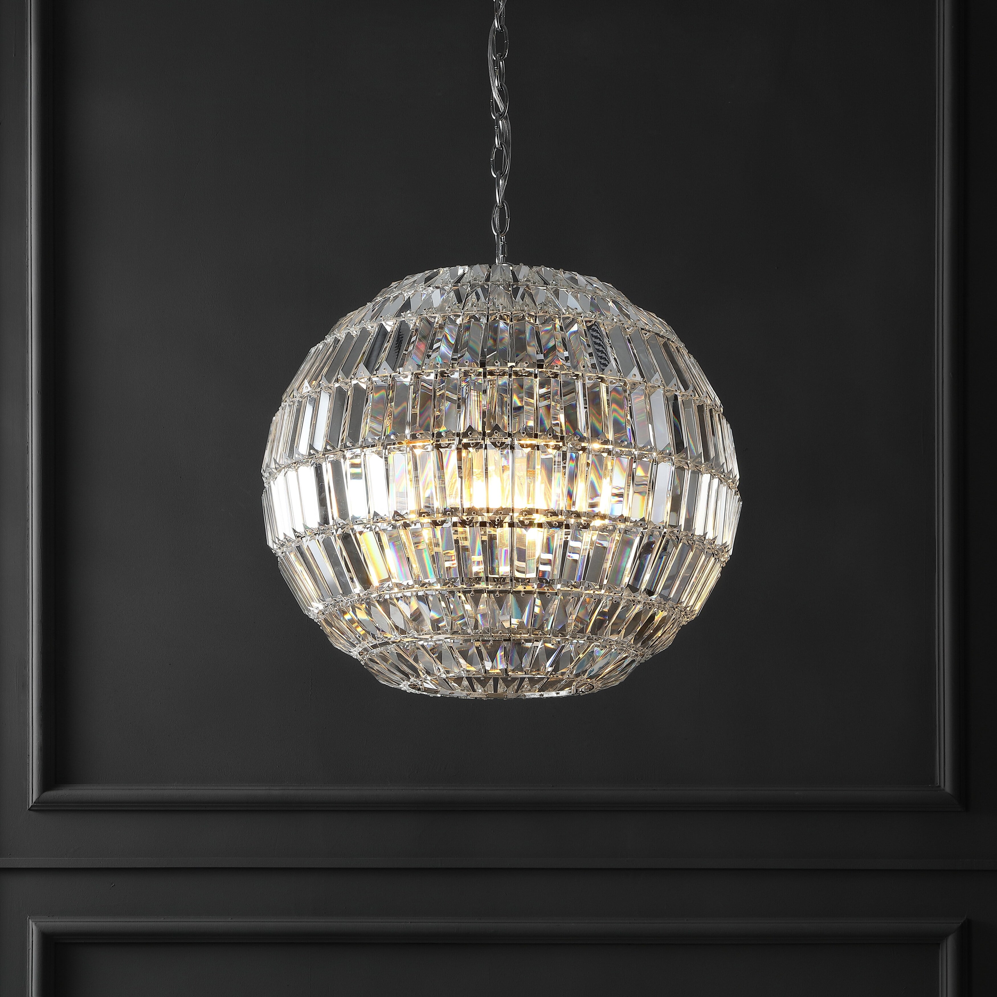 Demarco 20" Crystal Globe Chandelier