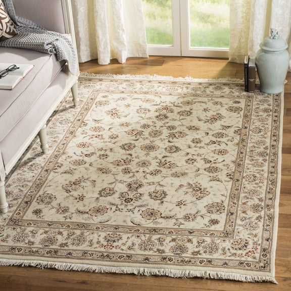 Safavieh Tabriz Floral Mary Oriental Area Rug, Ivory, 2' x 3'