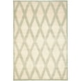 thumbnail image 1 of Safavieh  Couture Hand-knotted Burcak Wool/ Silk Rug Ivory 6' x 9' 6' x 9' Living Room, Bedroom, Dining Room, 1 of 5