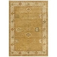 thumbnail image 1 of Safavieh  Couture Hand-knotted Oushak Abbie Traditional Oriental Wool Rug with Fringe Gold/Ivory 10' x 14' 10' x 14' Living Room, Bedroom, 1 of 5