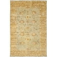 thumbnail image 1 of Safavieh  Couture Hand-knotted Oushak Fryni Traditional Oriental Wool Rug with Fringe Blue 6' x 9' 6' x 9', 1 of 3