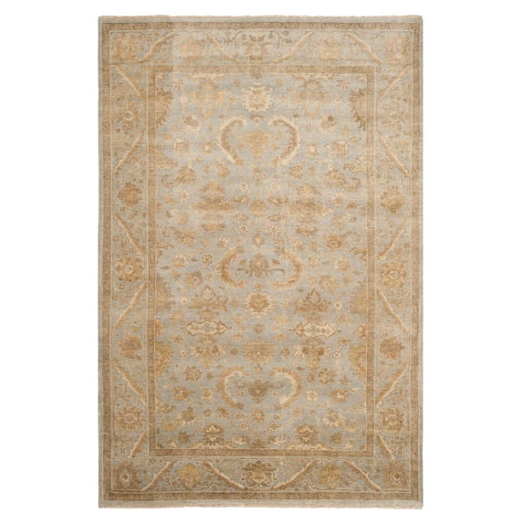 Safavieh Couture Hand-knotted Oushak Sissi Traditional Oriental Wool Rug with Fringe 10' x 14' 10' x 14'