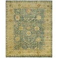 thumbnail image 1 of Safavieh  Couture Hand-knotted Oushak Tonna Traditional Oriental Wool Rug with Fringe Medium Blue/Green 10' x 14' 10' x 14' Indoor,Handmade Living, 1 of 5