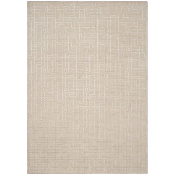 Safavieh Couture Hand-knotted Tibetan Dora Modern Wool Rug Pearl 6' x 9' 6' x 9'