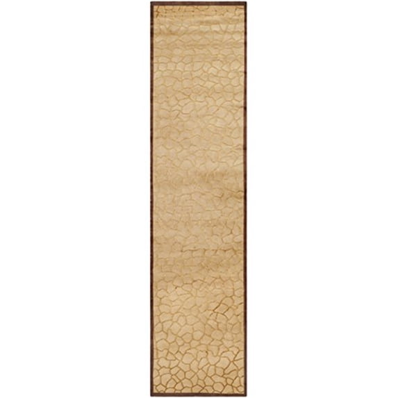 Safavieh Couture Hand-knotted Tibetan Malva Modern Wool Rug 2'6" x 12' Runner 10' Runner, 12' Runner Runner, Indoor