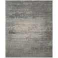 thumbnail image 1 of Safavieh  Couture Hand-knotted Tiffany Marileen Modern Abstract Viscose Rug Blue/Silver 6' x 9' 6' x 9' Silver, 1 of 2
