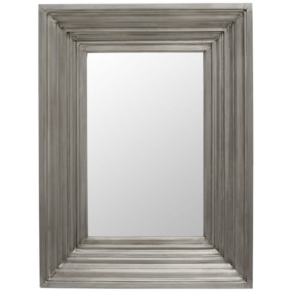 SAFAVIEH Couture Kerry 30" x 40" Silver Glam Wall Mirror