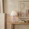 thumbnail image 1 of Safavieh Couture Mackenzie 25" Powder Coating Table Lamp, Tan, 1 of 14