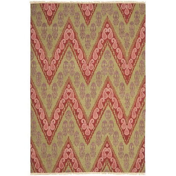 Safavieh Hand-knotted David Easton Mauve Pink Wool Rug (6' x 9')