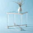 thumbnail image 1 of Safavieh Couture Shawna Glam Steel End Table, Silver, 1 of 7