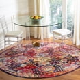 thumbnail image 1 of SAFAVIEH Crystal Tyson Oriental Area Rug, Navy/Orange, 7' x 7' Round, 1 of 7